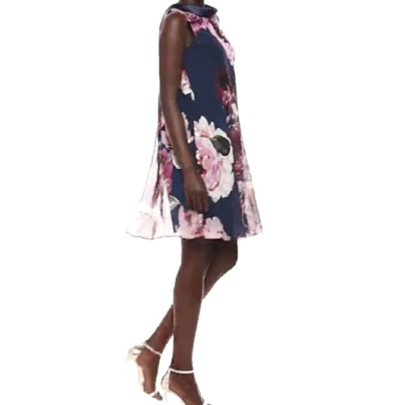 NWT S.L. FashionsSleeveless Short Roll Collar - Picture 2 of 3